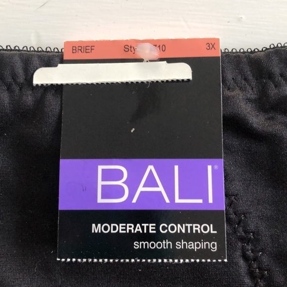 Bali Moderate control briefs size 3X black - Picture 2 of 5